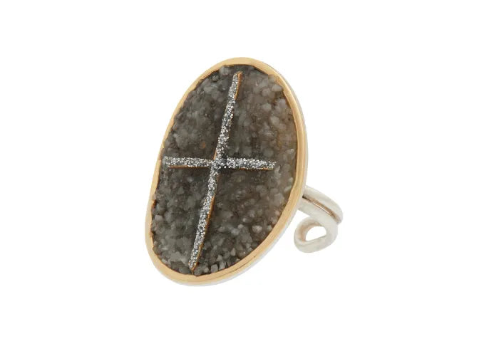 Bague STELLA Croix – LSONGE - Main Image