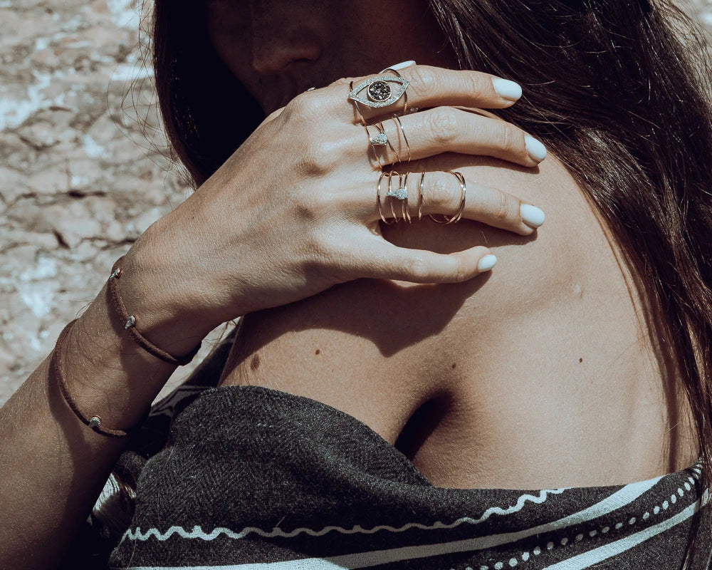 Bague spirale Aura collection Gouttes éternelles LSonge