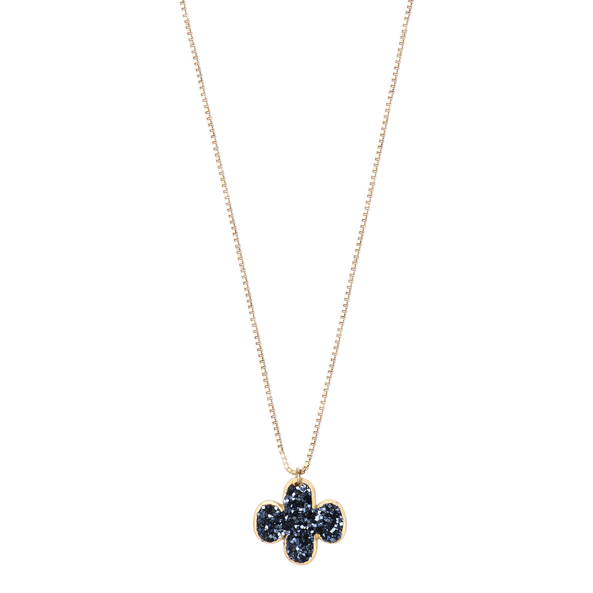 Collier Long Trefle