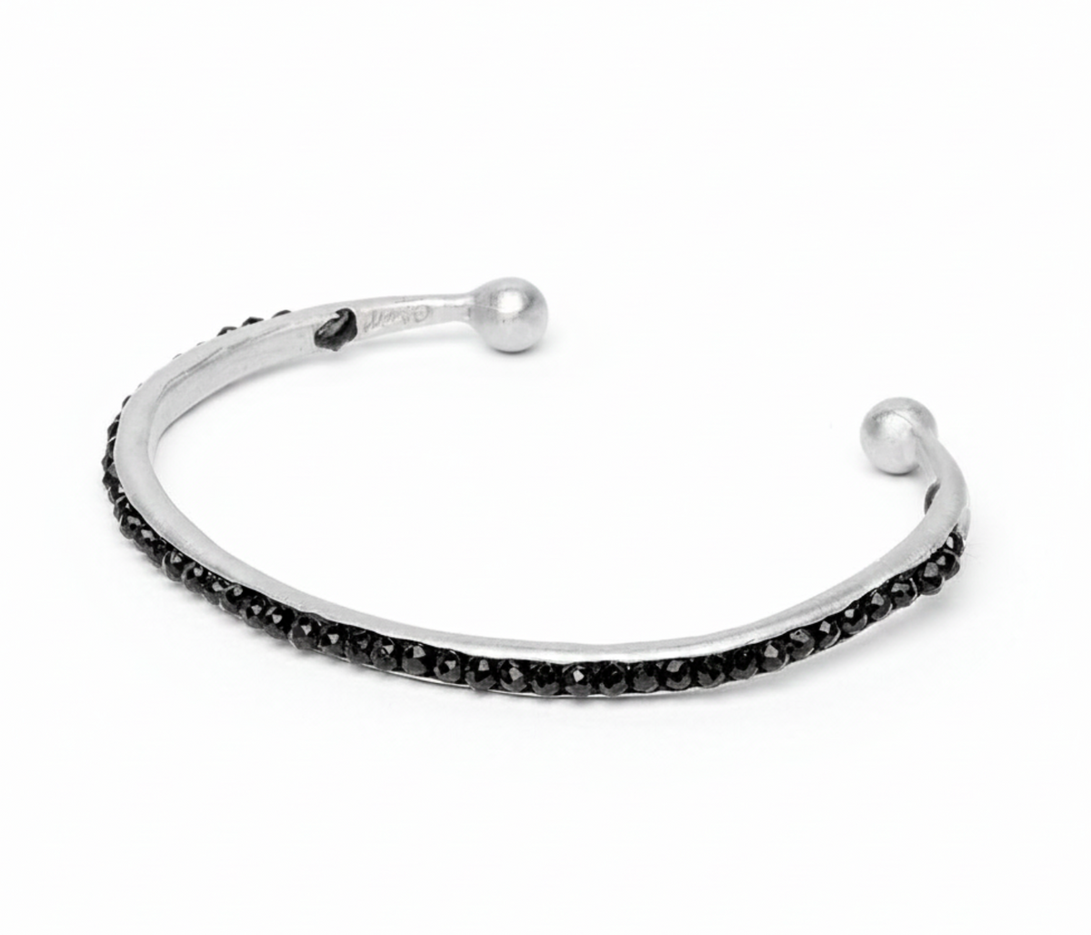 Jonc Talisman Silver stone