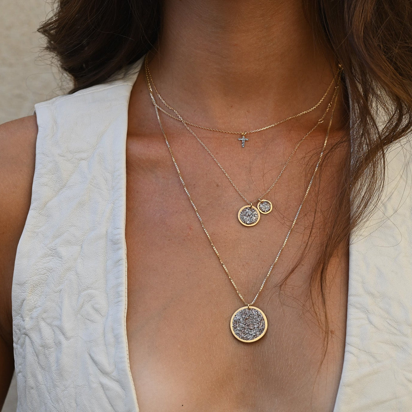 Collier long éclat more