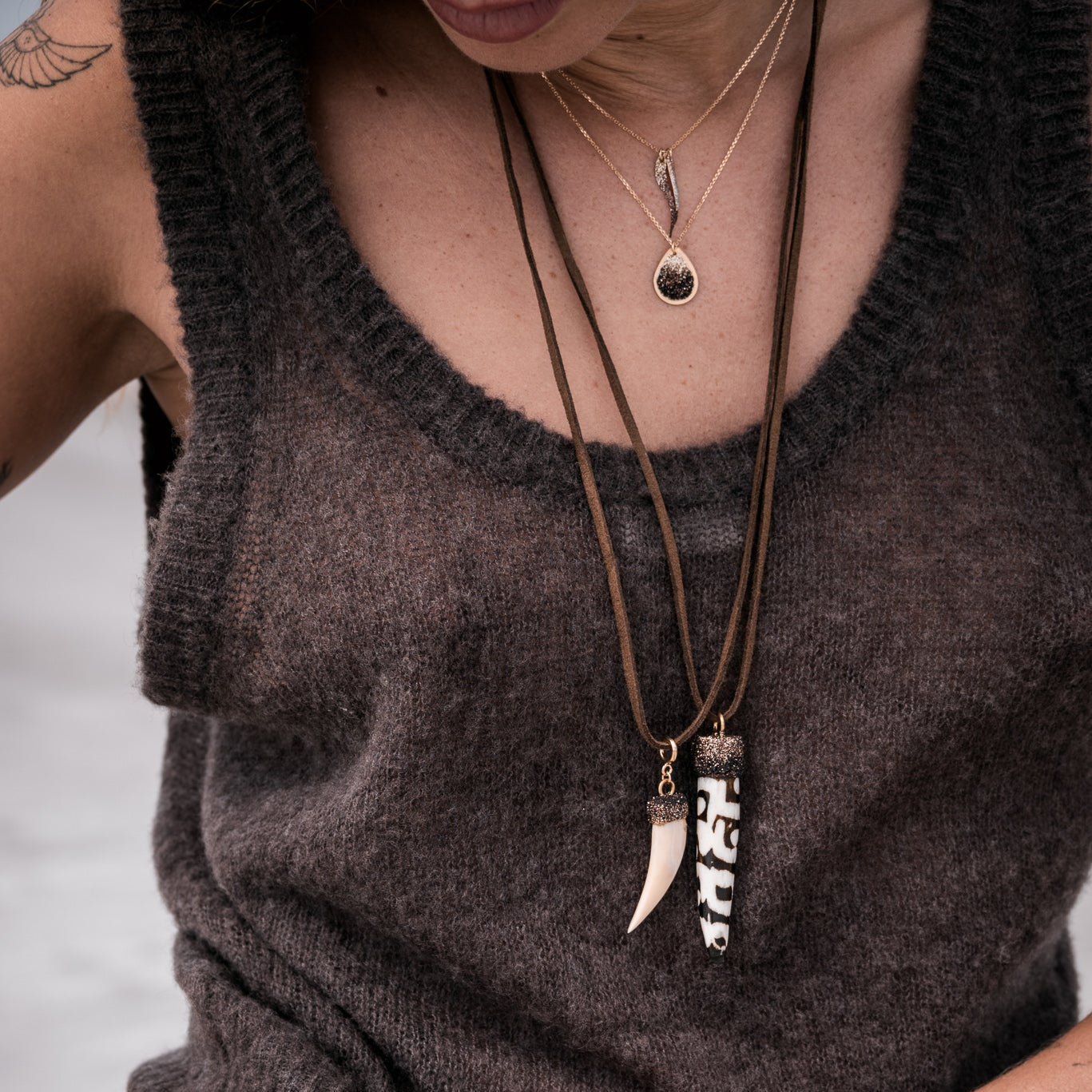 Collier Salina Moka