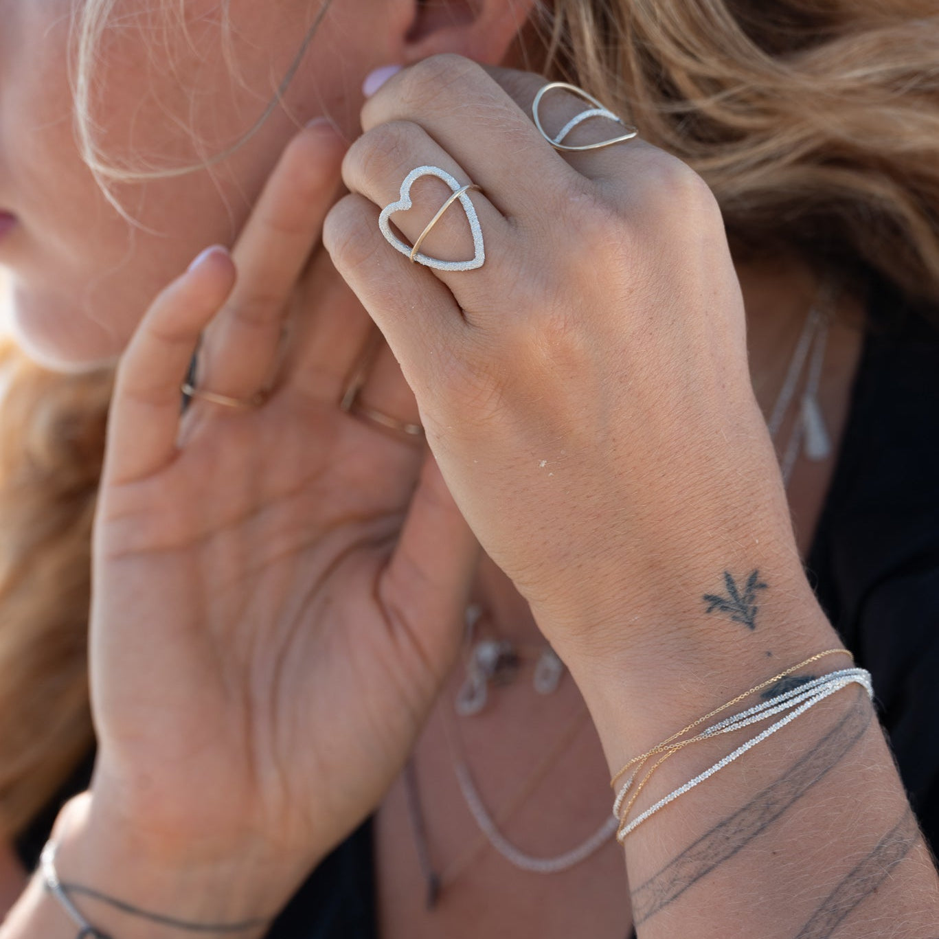 Collier et bracelet Link long