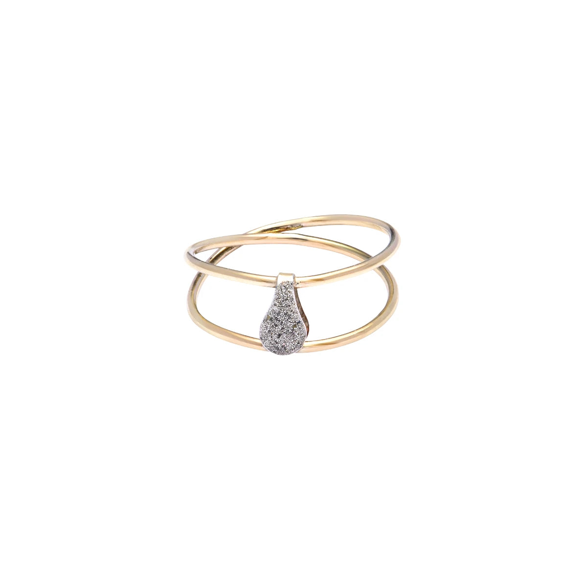 Bague Nude Aura en or 9 carats LSonge, packshot bijoux