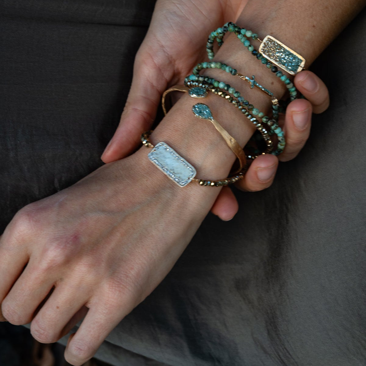 Bracelet Croix Stone