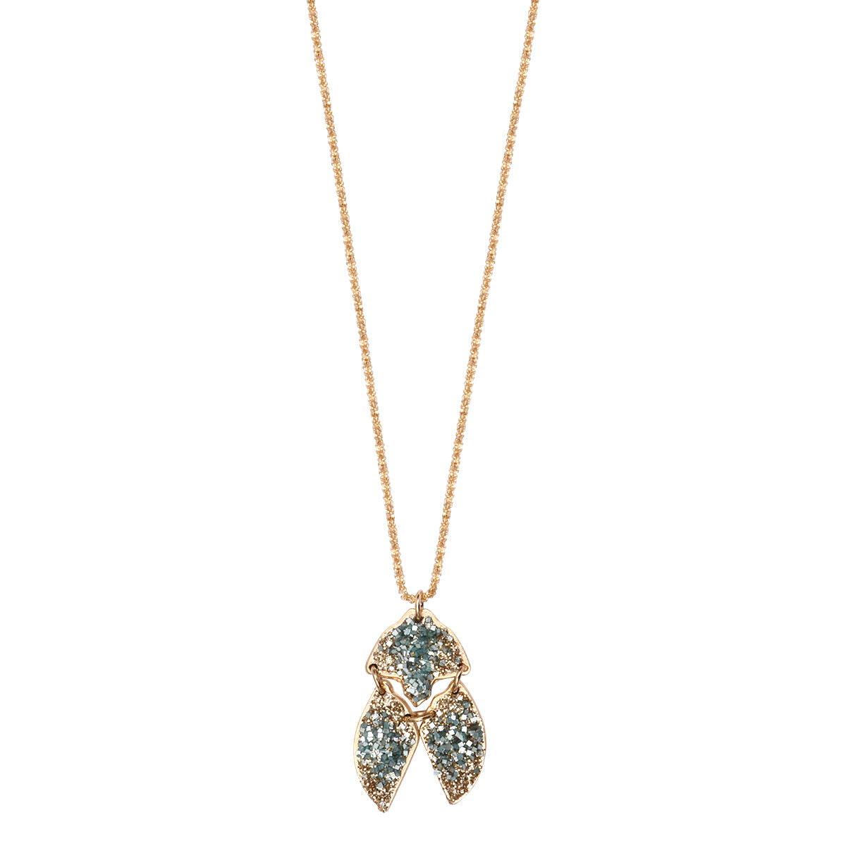 Collier long Khépri Scarabée
