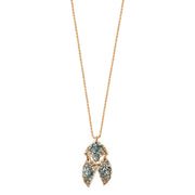 Collier long Khépri Scarabée
