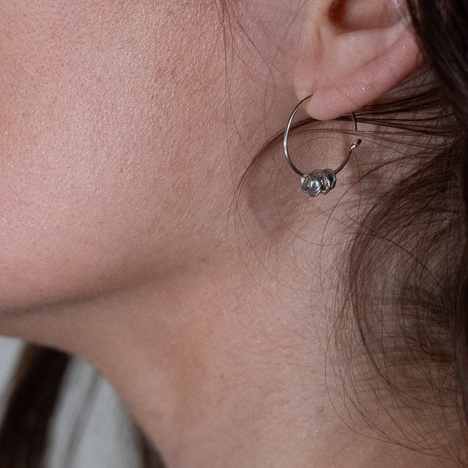 Boucles d’Oreilles Spirale Argent