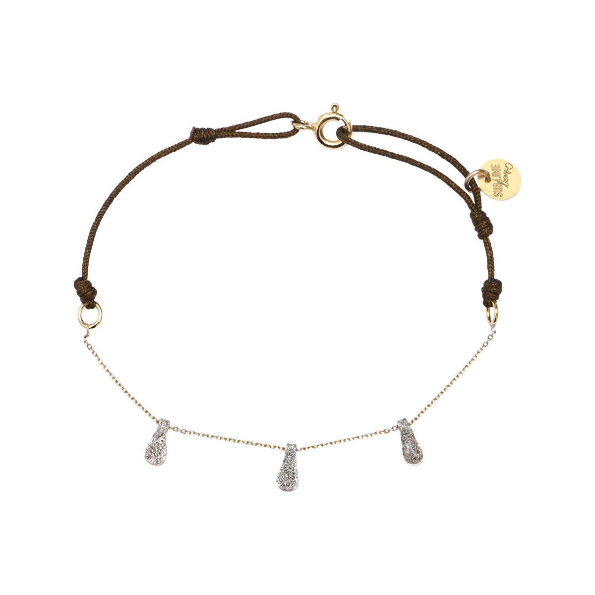 Bracelet Aura 3 porté au poignet, collection Gouttes éternelles – LSonge