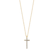 Collier Croix Elle Lsonge vue studio sur fond blanc