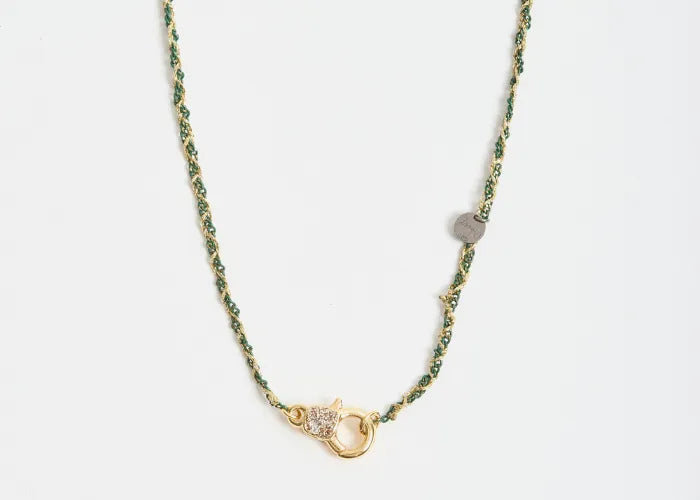 Collier Milla vert sans pendentif