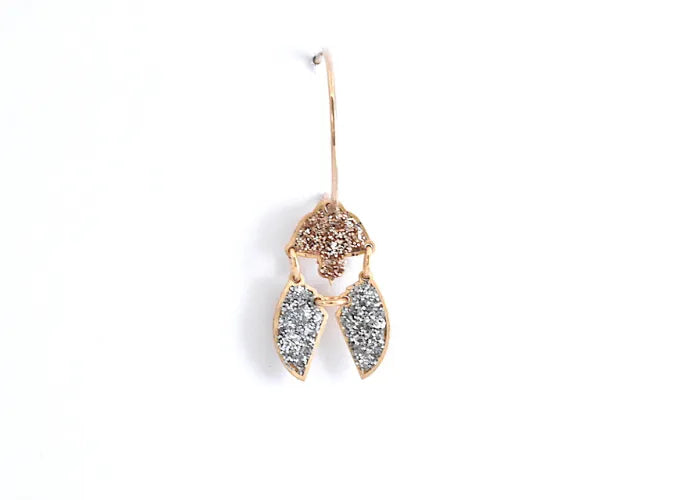 Monoboucle Khépri en forme de scarabée en émail diamanté – Vue produit