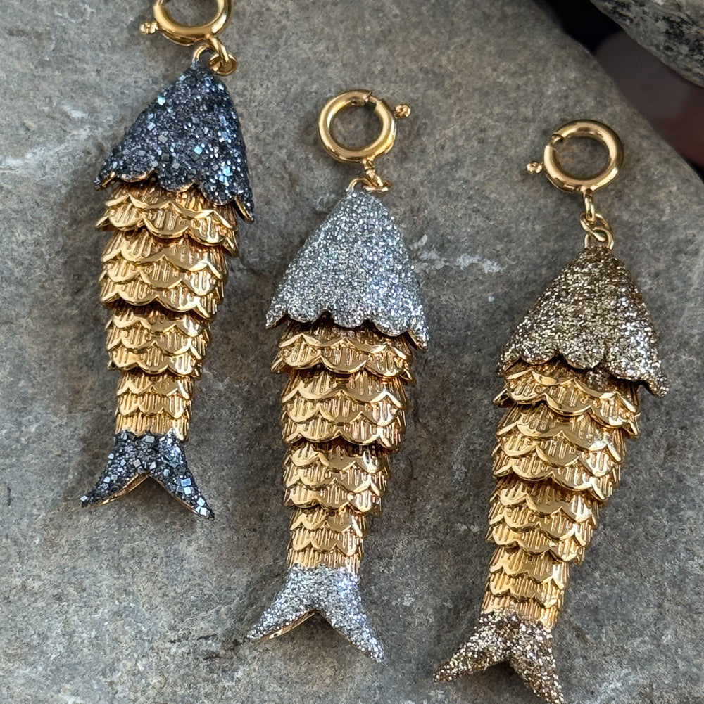 Charms poisson d’or grand modèle