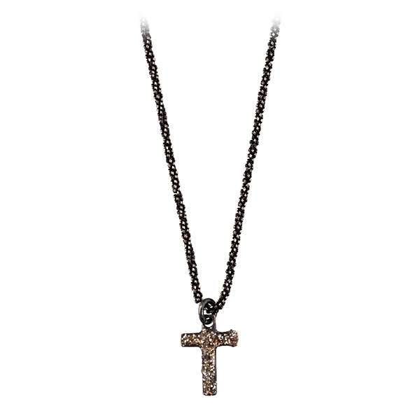 collier medaille croix - Lsonge Bijoux