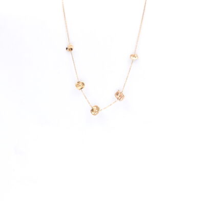 collier pepites 5 or