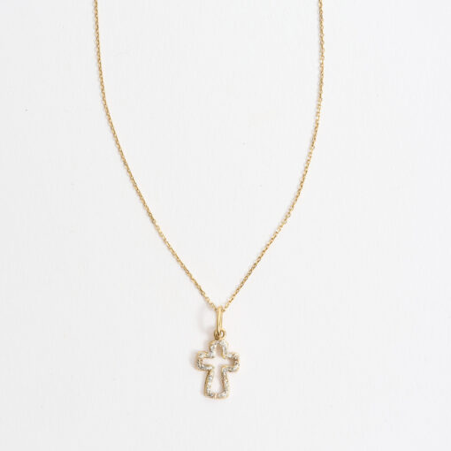 collier en or croix